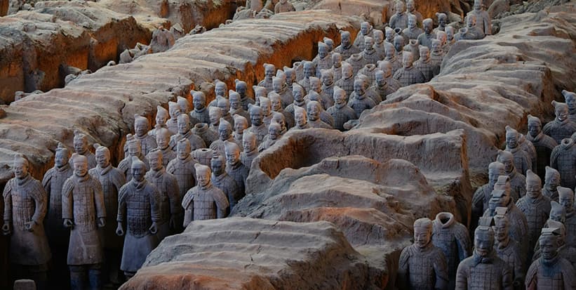 The Terracotta Army in Xi'an